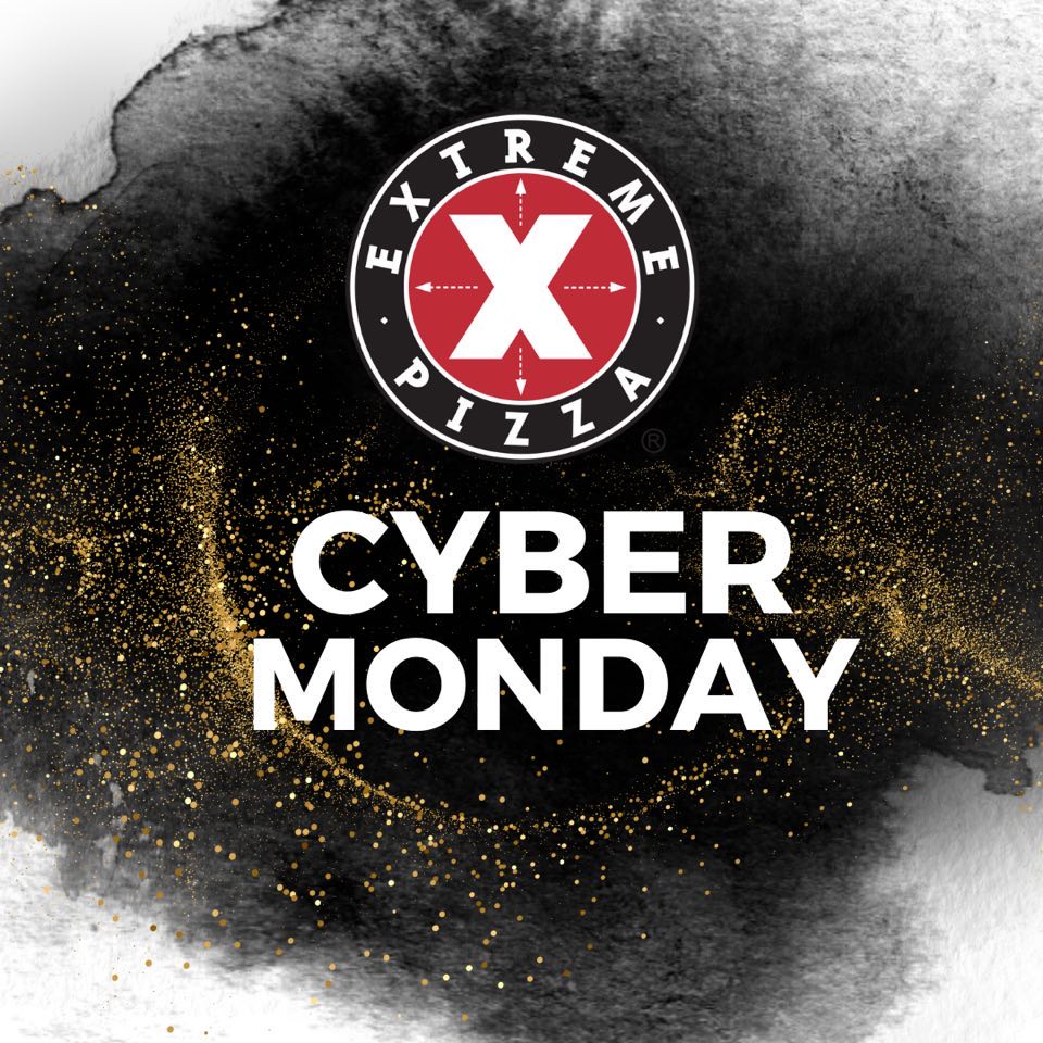 Extreme_Pizza's tweet image. Stop scrolling, get Extreme🍕to Celebrate Cyber Monday w/ a FREE 12” Cheese #Pizza w/ any purchase of $20+ at participating locations only. Not valid with any other offers. Minimum delivery amounts vary. Classic crust only. Not valid for 3rd party. Code EBCHEESE. Exp. 12/02/2025
