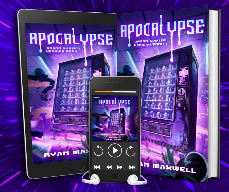 Tired of leftovers? Grab something from the Vending Machine...

mybook.to/GSVApocalypse

The good news: Tom survived the apocalypse. The bad news: Earth's vending machines chose violence.

#LitRPG #audiobook #actioncomedy