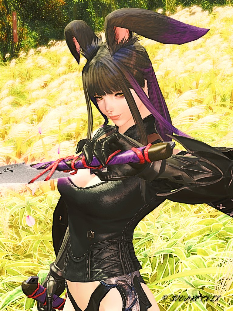 FFXIV #ヴィエラ #おはウサ おはよー✨ 六根山🍁あと一周🐰