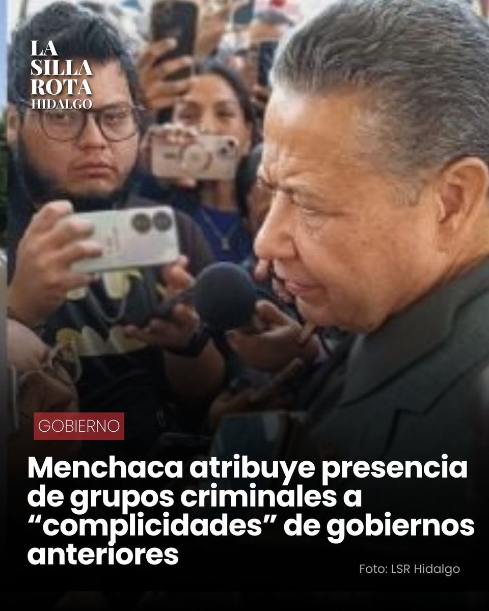 LsrHidalgo's tweet image. 🔴 El gobernador de #Hidalgo, @juliomenchaca_, afirmó que la presencia de grupos delictivos “no surgió ayer ni en una, dos o tres administraciones”.
lasillarota.com/hidalgo/estado…