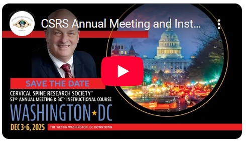 Cervical Spine Research Society tweet media