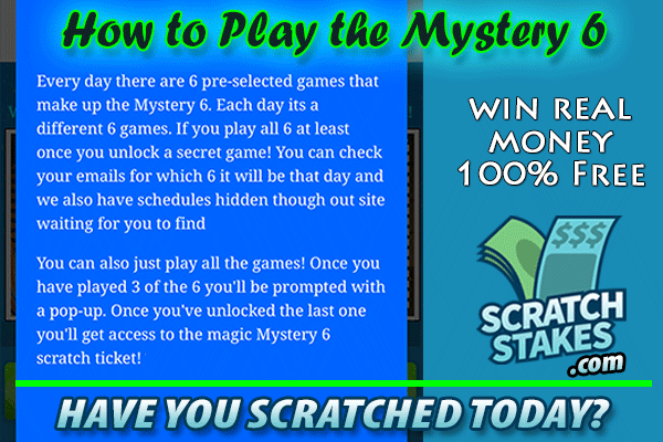 scratchstakes's tweet image. 🤑Play 80 FREE #scratchoff #games, #win FREE Instant Cash up to $25,000!
🔓Unlock the Mystery 6 Bonus #games up to $20K!

🤔Have you scratched today?
👉 ow.ly/zhbu50XA3B9