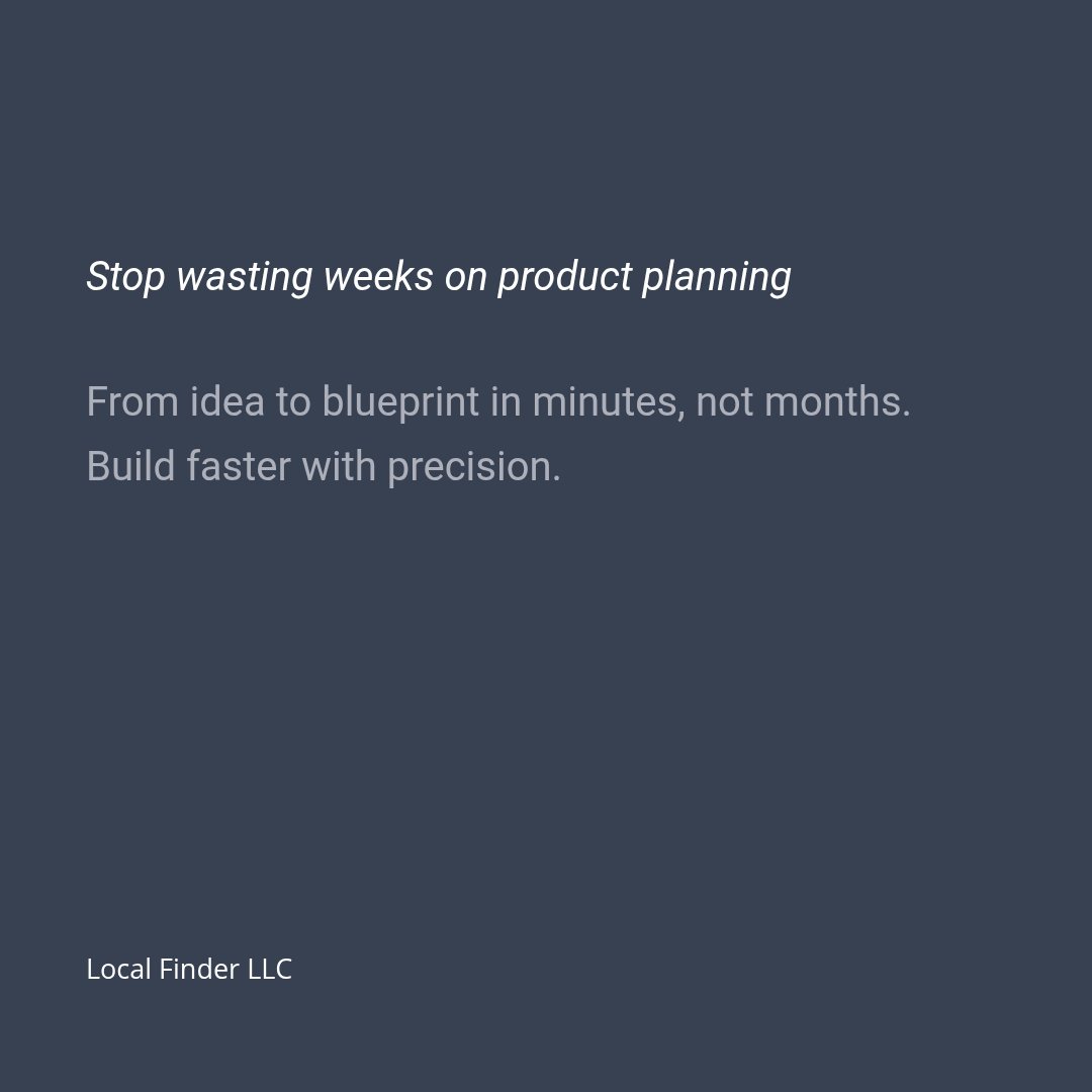Tferriere's tweet image. Cut your product planning time from weeks to minutes! 🚀