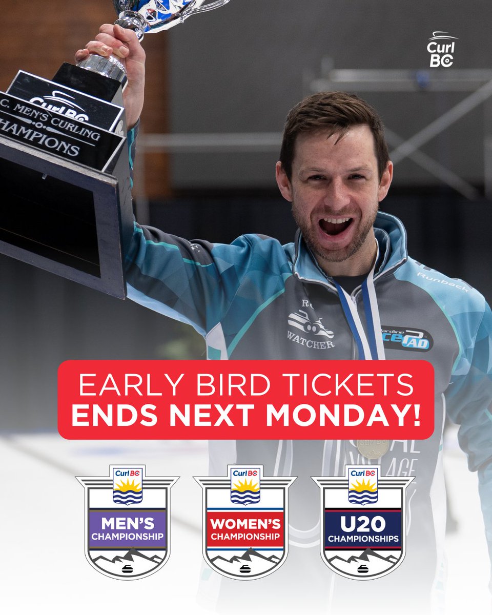 CurlBC's tweet image. ⚡️ Cyber Monday Reminder! ⚡️

Grab your discounted tickets before they’re gone 👉 curlbc2026.eventbrite.ca

#CyberMonday #CurlBC #Curling #Esquimalt #VictoriaBC #BCChamps #TeamBC