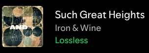 Spotify is so cool they even stream lofi hifi