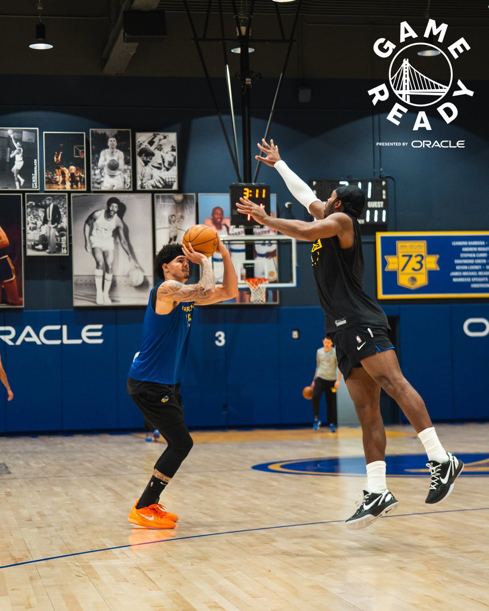 warriors's tweet image. Lab work 💪

@Oracle || Game Ready