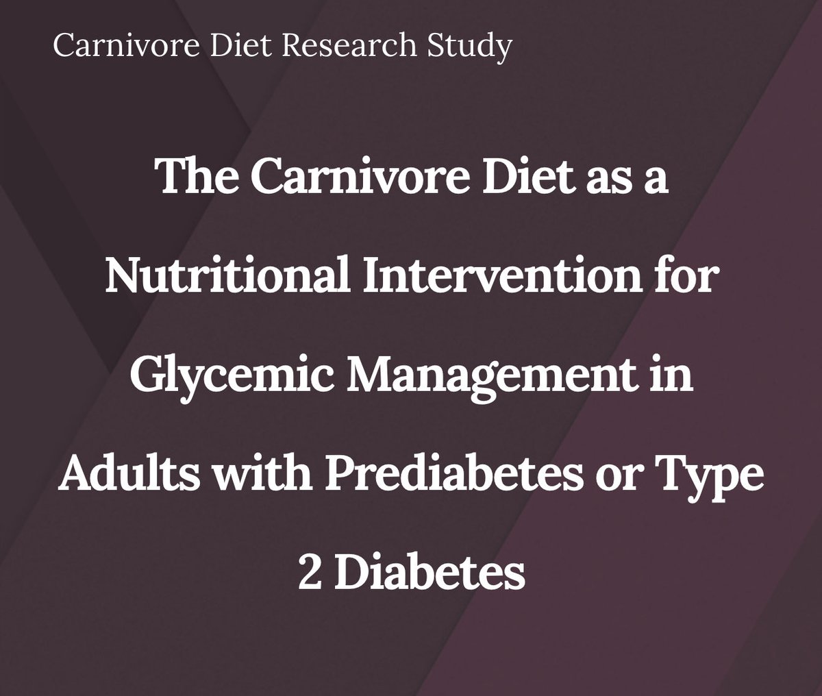 SBakerMD's tweet image. Carnivore diet research! Calling all diabetics!!

Please share widely

sites.google.com/view/carnivore…