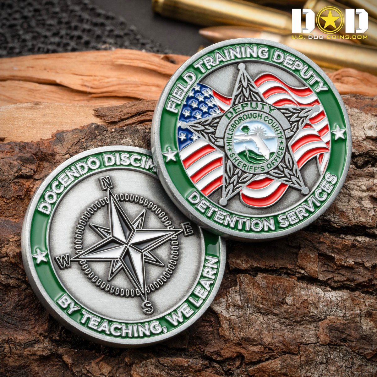 Behind every skilled deputy stands a mentor who forged them. The Field Training Division turns potential into precision.

#USDODCoins #ChallengeCoin #MilitaryCoins #LawEnforcement #SheriffsOffice #FieldTrainingDeputy #ThinBlueLine #CustomChallengeCoin #TacticalDesign