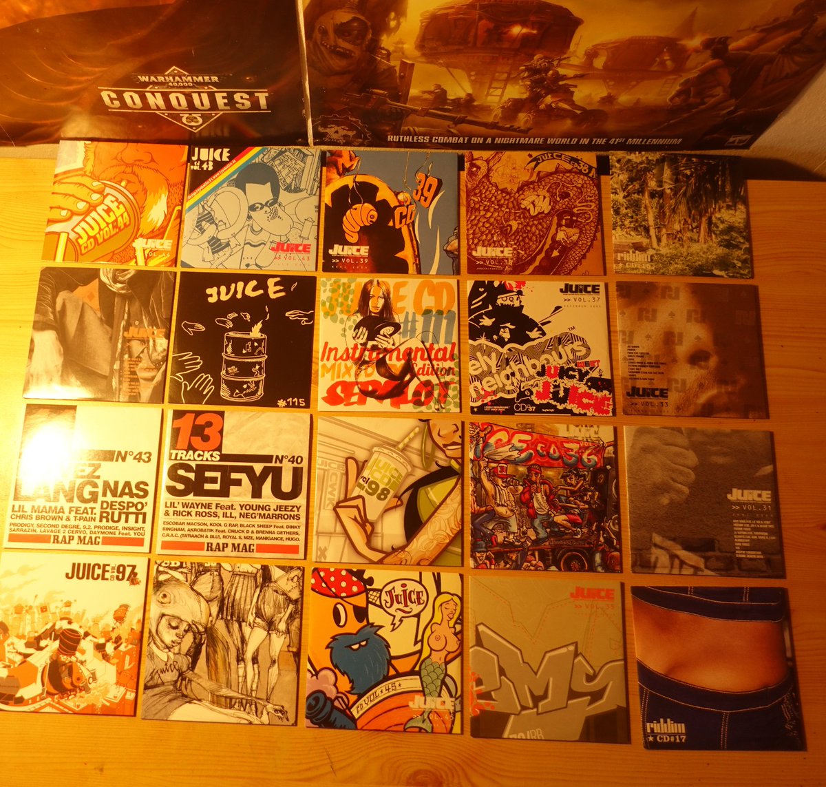 joltcolajerk's tweet image. Nachdem ich letztes Jahr mehrere Packages mit jeweils 10 - 20 #juice - CDs verkauft habe, ist das hier übrig geblieben. 

Genaue Auflistung in der Artikelbeschreibung: 
ebay.de/itm/3268940369…

Storelink im Kommentarfeld. 

#juicemagazin 
#compactdisk 
#deutschrap
#hiphop 
#rap