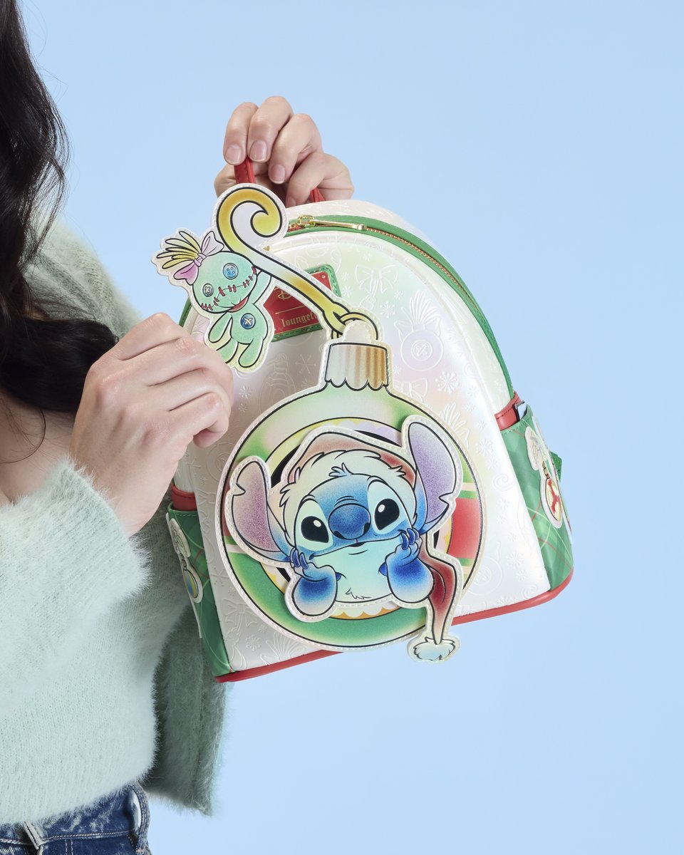 Loungefly's tweet photo. Stitch and Scrump are always on our nice list! ❤️ https://t.co/xQl8JncGTg