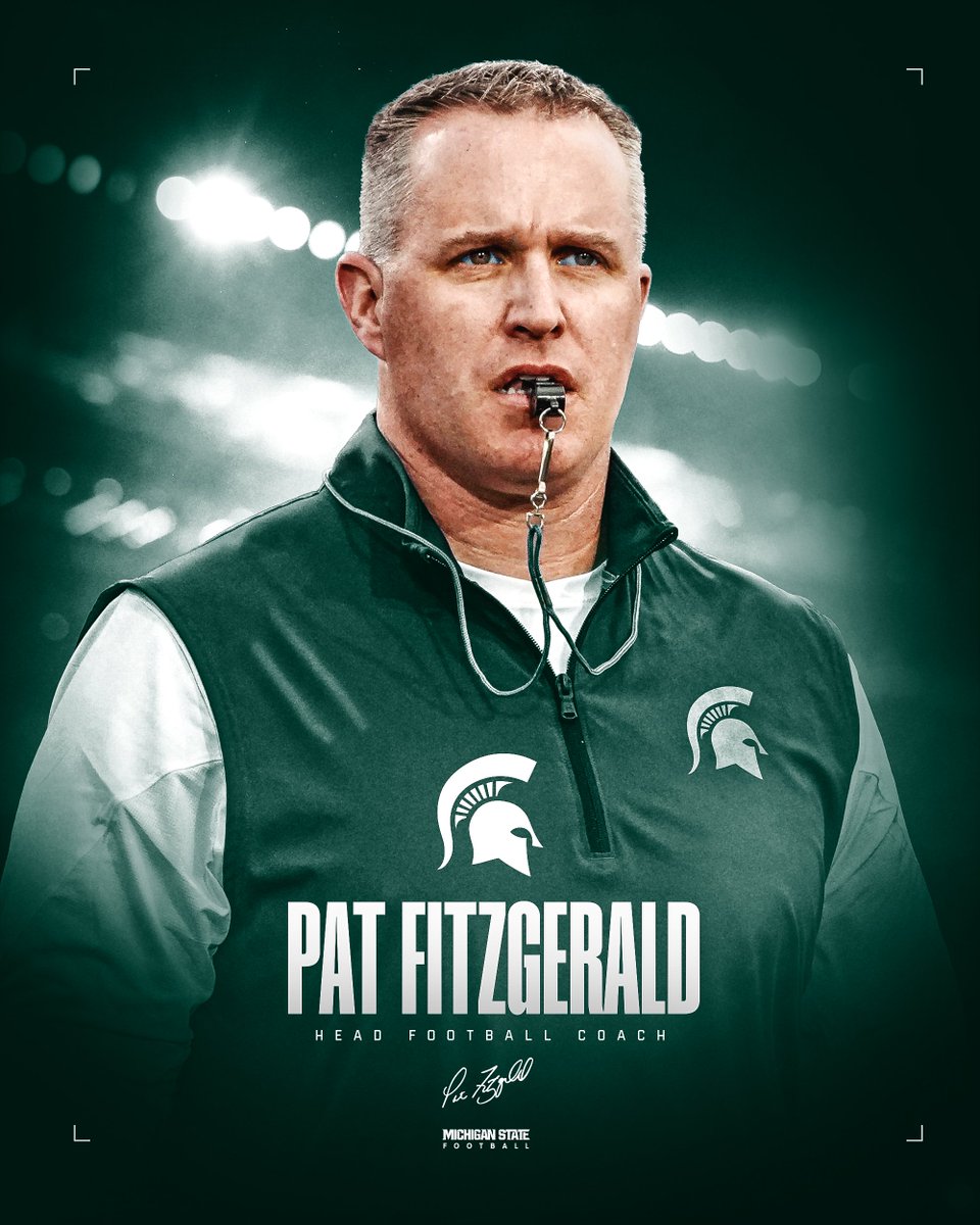 MSU_Football's tweet image. A new era begins in East Lansing!

Welcome home, Coach Fitzgerald!