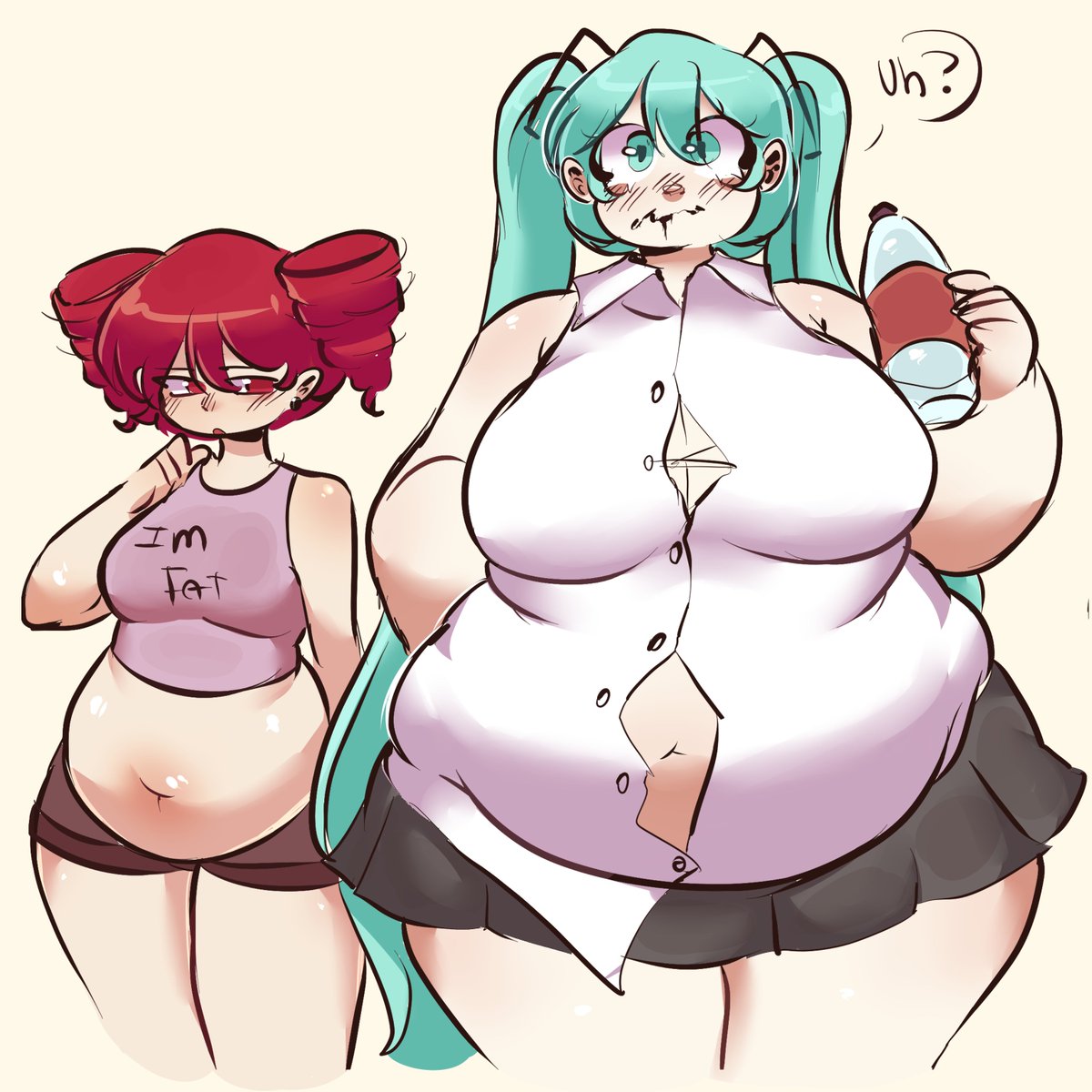 PandoraCoffe_'s tweet image. Ugh, she really thought she was fat- how embarrassing 
LOL
#teto #miku