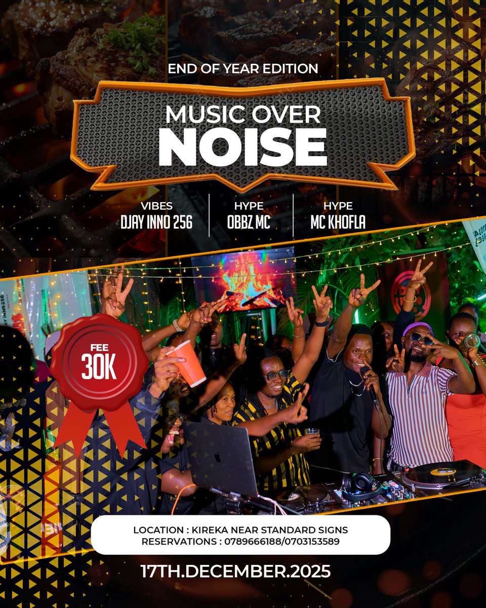 Djayinno256's tweet photo. Music Over Noise – End of Year Edition! 
Let’s wrap up 2025 the right way — with pure vibes, good energy, and non-stop music! https://t.co/3NNaR9b5gi