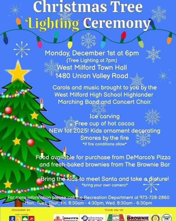 HighlanderEdFun's tweet image. 🎄We hope to see everyone tonight at West Milford's Tree Lightning.  Marisa will be at the West Milford Chamber of Commerce table. Make sure to stop by and say, "Hi'" 🎅🤶