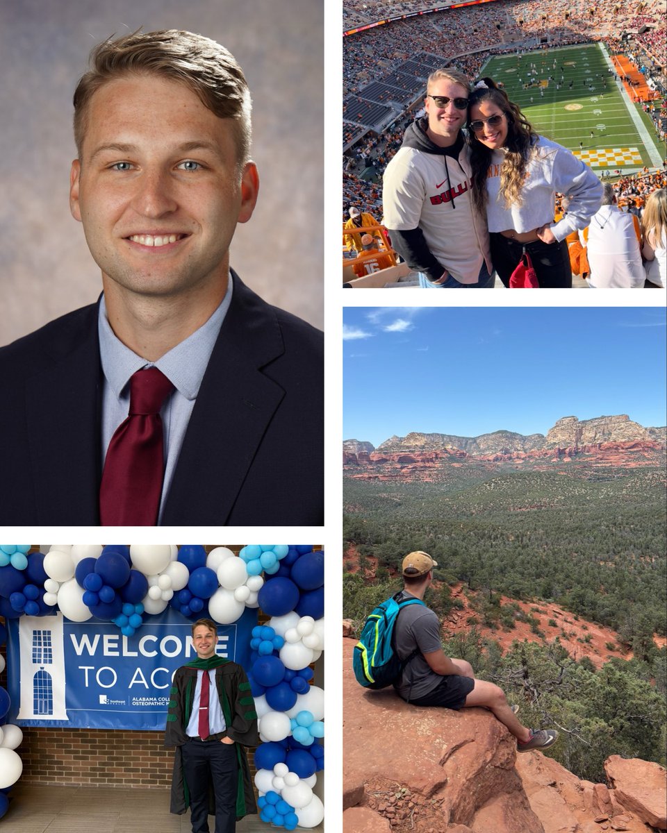 Inspira_PMR's tweet photo. Resident Spotlight: Nick Trapp PGY-1 Home: Savannah, GA 
Medical school: Alabama COM
Sub specialty: Sports Medicine
Fun fact: Thrown a fish 103 feet at the annual Florabama contest 
What kind of food I would be: SEC tailgate food so I wouldn’t have to miss any games on Saturdays https://t.co/2Oc79C0S7N