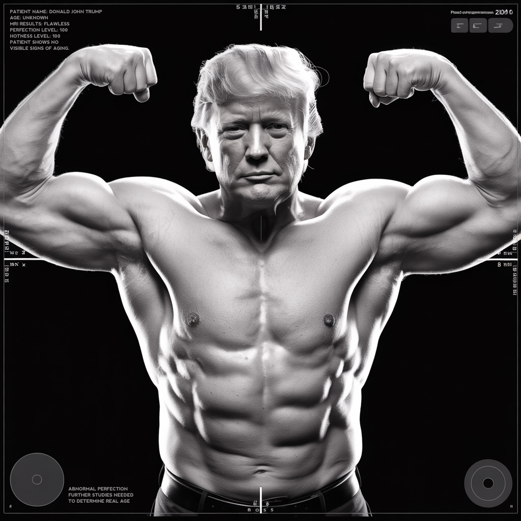 PapiTrumpo's tweet image. WHO KEEPS LEAKING MY MRI SCANS???