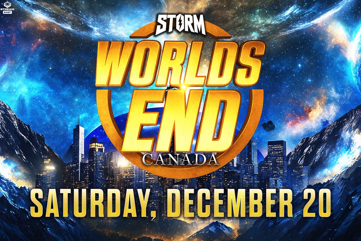 OFFICIAL 🚨

As 2025 reaches its breaking point, STORM heads NORTH for one final, violent exclamation mark on the year.

On December 20, OPRW STORM PRESENTS: #OPRWorldsEnd

DECEMBER 20, STREAMING LIVE!
#OPRWSTORM2025
