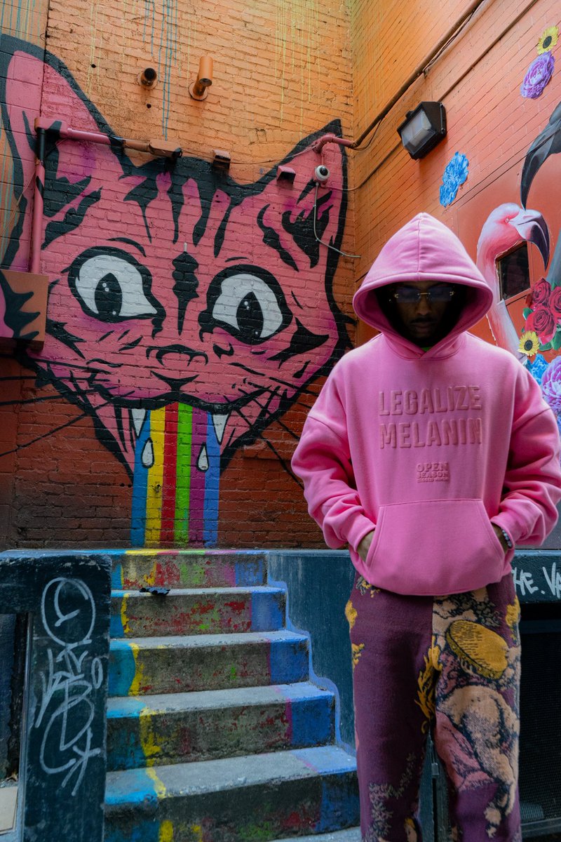 OpenSeasonCM's tweet image. The wait is over! Dressed in comfort and a message. New Legalize Melanin hoodies are back with superior quality! 12/5🔥