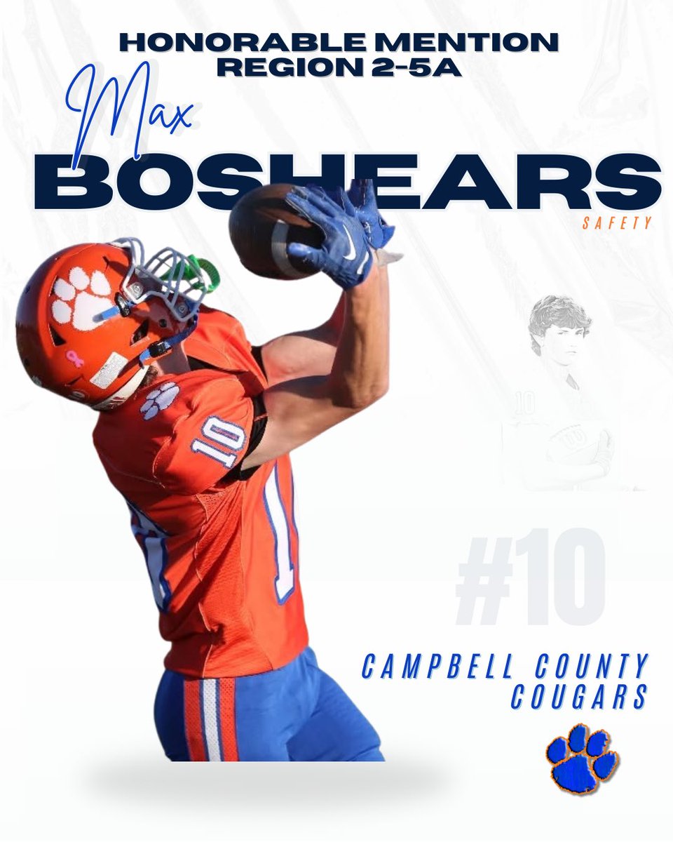 Congratulations to our All-Region Honorable Mention Cougars!