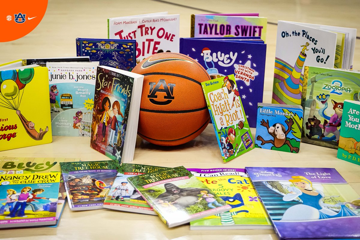 AuburnWBB's tweet image. Thank you, Auburn Family. Your generous donations of books was overwhelming yesterday in the best way!! You have one more opportunity to donate to Coach LV&apos;s Books and Baskets Initiative on Thursday, December 18th vs Alcorn State. 📚 🧡 

#WarEagle