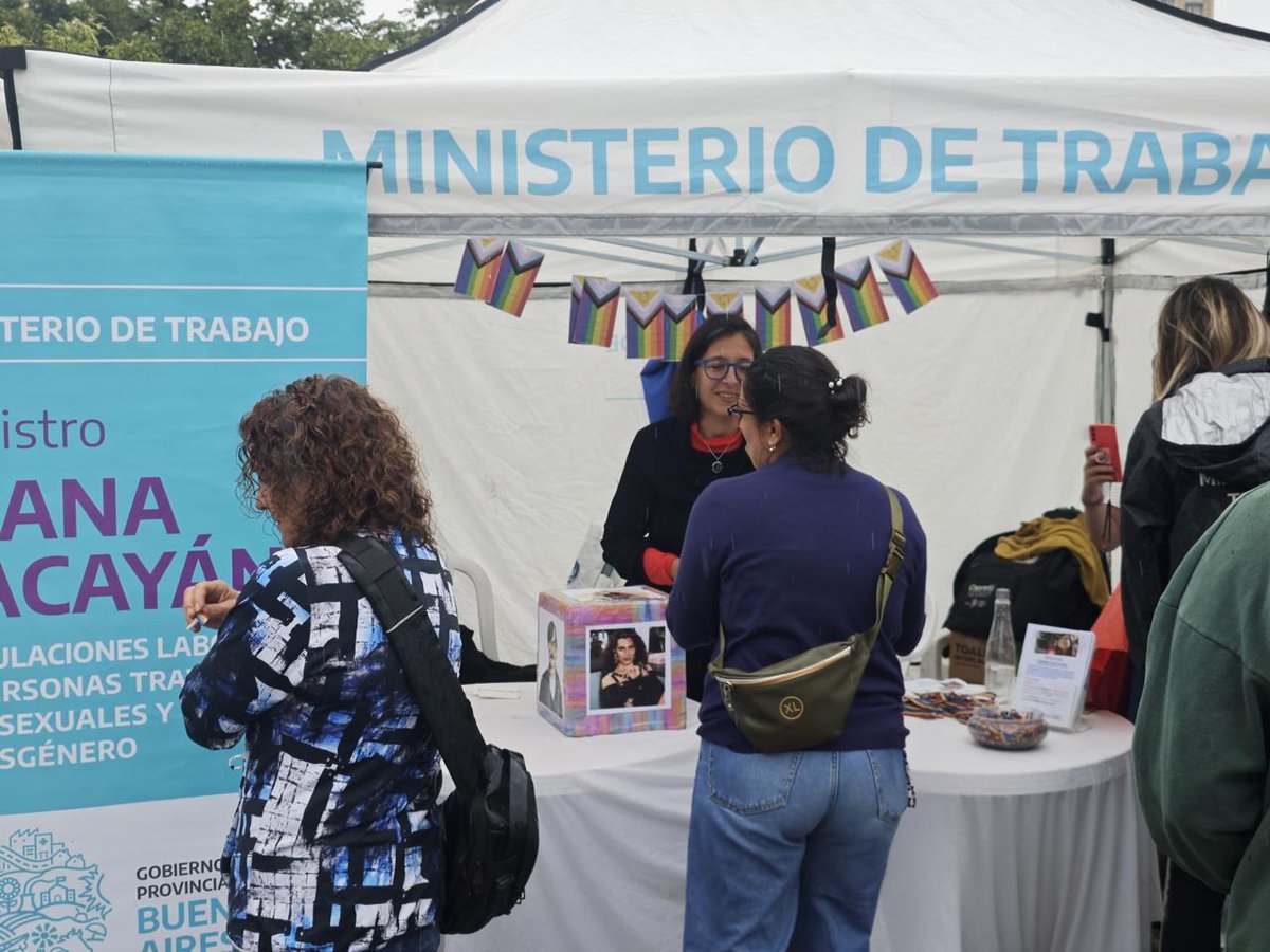 El ministerio de Trabajo participó  de la 12º Marcha del orgullo Bonaerense contra el odio y la crueldad en Argentina, más orgullo y soberanía popular.