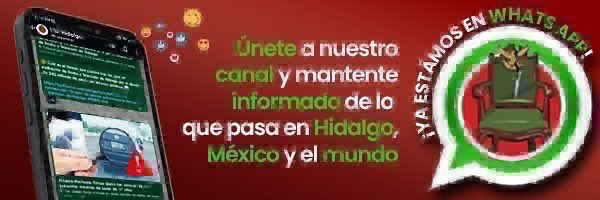 LsrHidalgo's tweet image. 📰 Entérate antes que nadie de las noticias, análisis, reportajes y más de #Hidalgo en nuestro canal de WhatsApp ➡️ tinyurl.com/53yardv8