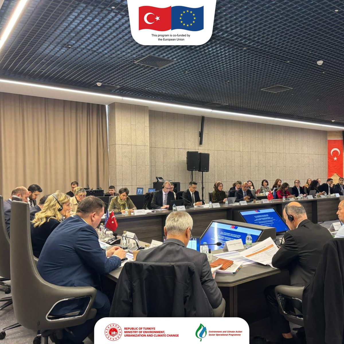 IPA II/18. Sektörel İzleme Komitesi ve IPA III/6. Sektörel İzleme Komitesi Toplantıları Gerçekleştirildi!
1 Aralık 2025 tarihinde, IPA II Dönemi Çevre ve İklim Eylemi Sektör Operasyonel Programının 18. Sektörel İzleme Komitesi ve IPA III Dönemi 6. Sektörel İzleme Komitesi