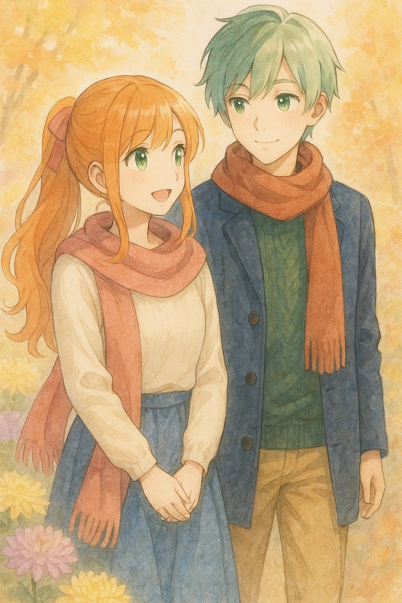 小さき花様 2/5】【🌼菊咲く小径】 ちさ 「わぁ…こんなに色んな菊が咲いてるんだね