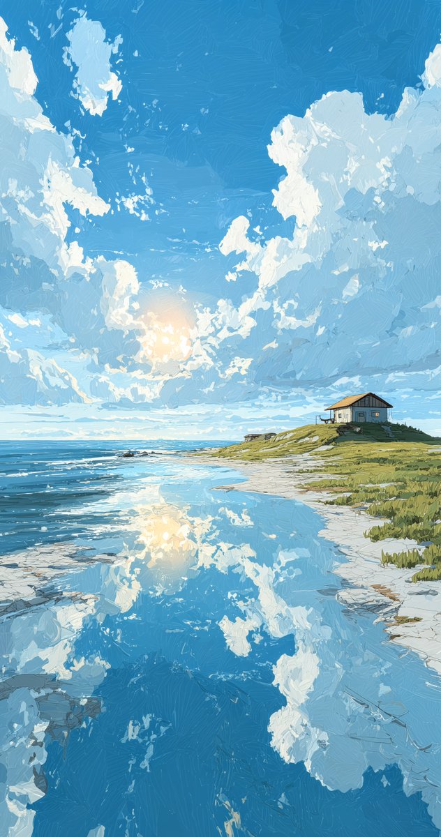 A lonely but relaxing house