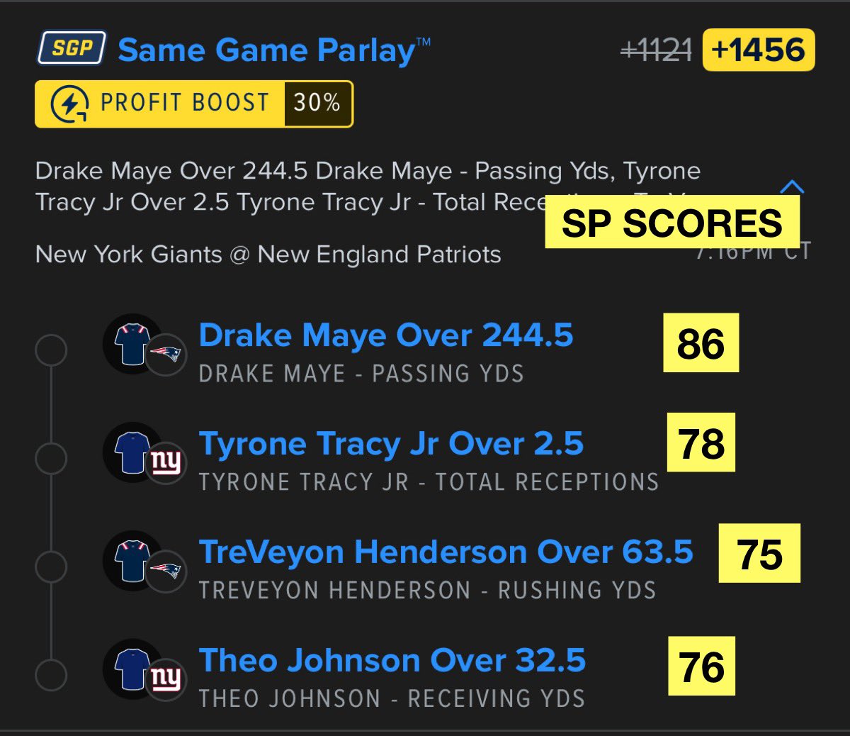 SmartPicksPro's tweet image. 🏈 +1456 Monday Night Mega

Tap ❤️ if you’re tailing.

Use code SMART &amp;amp; get your first month for just $9.99 ➡️ flashpicks.bet/smartpicks