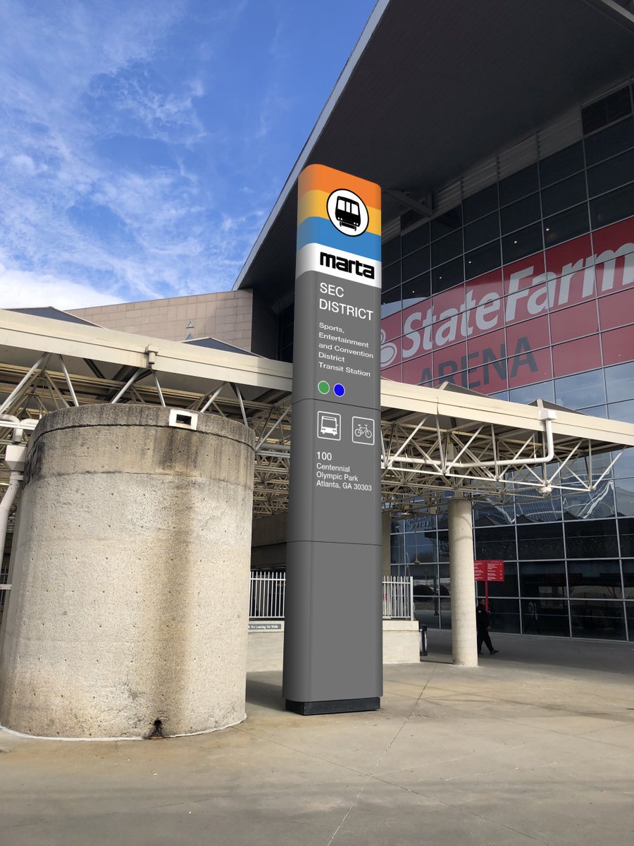 MARTAtransit's tweet image. 🎉🙌 It's official! GWCC/CNN Center Station is now SEC District Station, short for Sports, Entertainment, and Convention District.

This new name reflects the full range of destinations nearby, including State Farm Arena, Mercedes-Benz Stadium, the Georgia World Congress Center,…