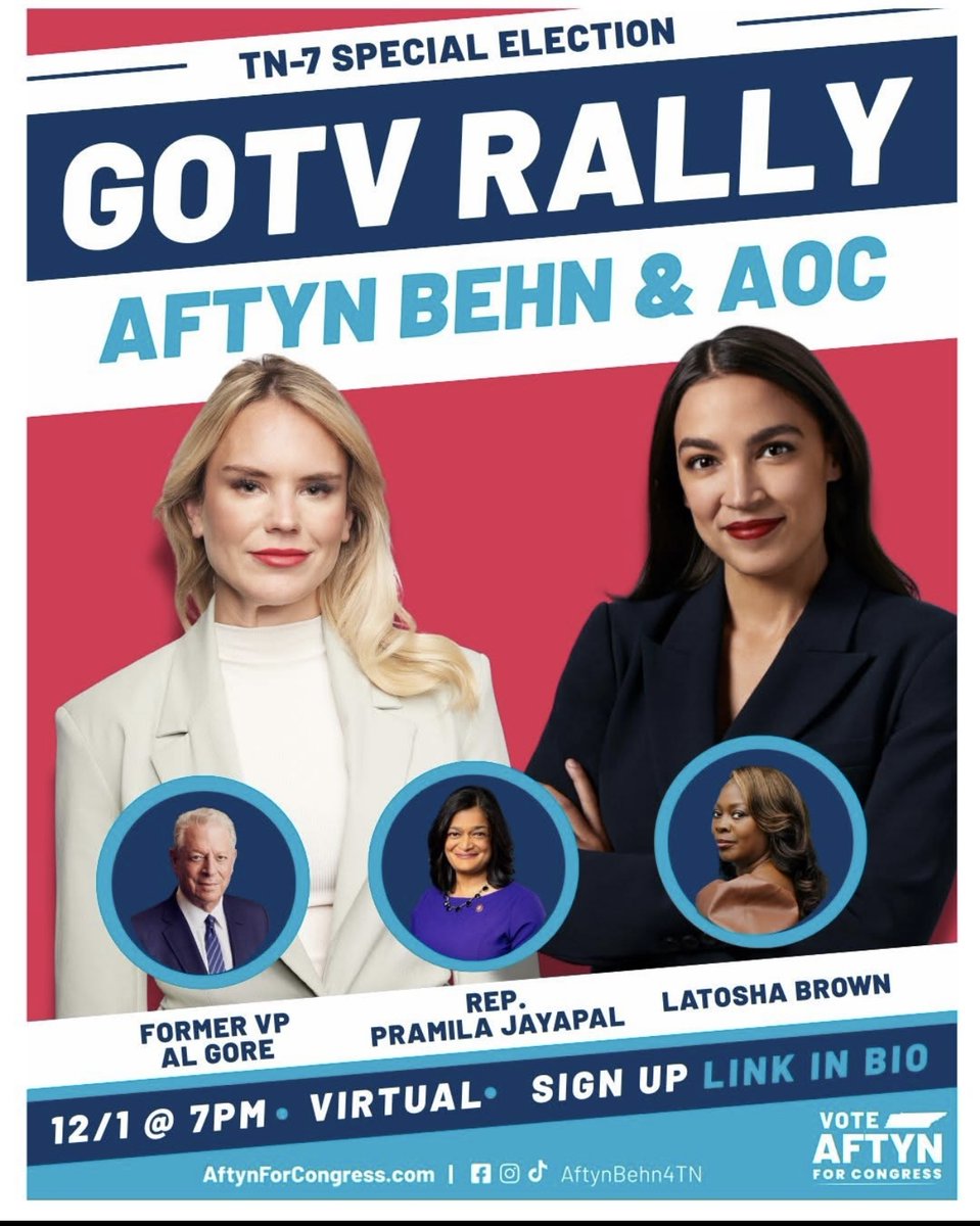 PramilaJayapal's tweet image. What a lineup! 

So thrilled to join @AOC, @MsLaToshaBrown, and former VP @algore TONIGHT at 7 PM CT to support @aftynfortn. 

RSVP here: bit.ly/4rusFxZ