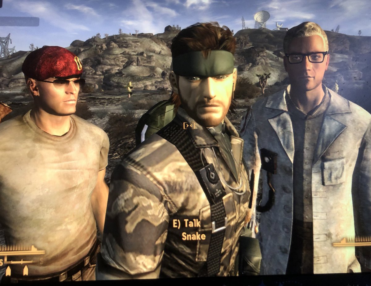 Nickelnockle's tweet image. My beautiful fnv companions..