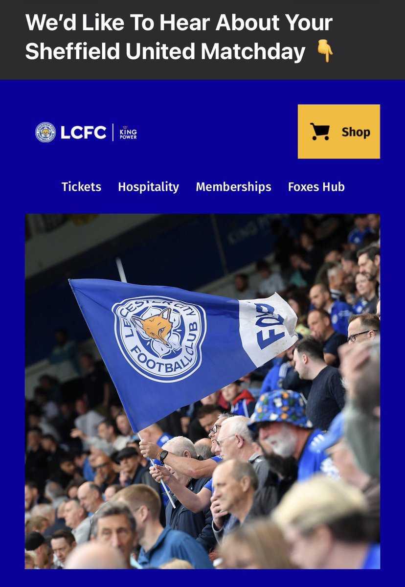 lee1978lcfc's tweet image. I&apos;ll pass thanks ... If i did I&apos;d get my season ticket cancelled. 
#lcfc 💙🦊