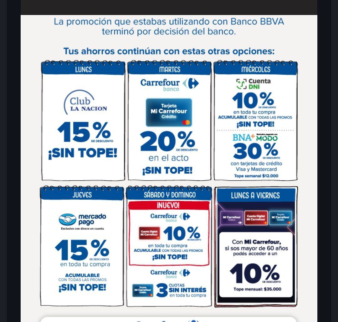 vmenditto's tweet photo. 🛒 Carrefour DICIEMBRE 

POR FAVOR LEAN LO DE BBVA jaajajajajajajaj el banco mas nefasto del mundo hasta para CARREFOUR !!!

Posta disfruten si jamás tuvieron problemas porque el día que los tengan van a terminar en juicio . Siguen sin responder lo de los referidos y cis do vas a mediación el abogado se hace el boludo y te cierra el caso 😤 yo te aviso para que cuando te pase algo ni se te ocurra escribirme