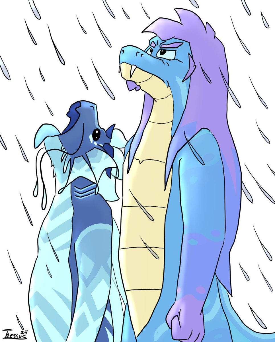 Thessus, the feathered water derg 🌸 tweet media