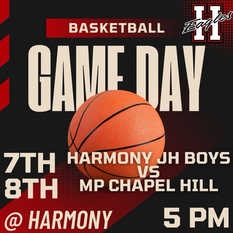Good luck to our JH girls teams at MP Chapel Hill and to our JH boys at Harmony tonight!