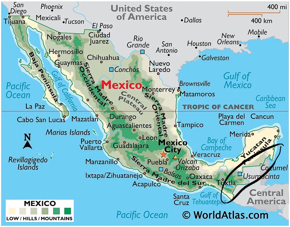 Mexico still has so much great land, so many beaches and mountains. A shorter border wall would be cheaper, but more importantly the average home price is only $90k!