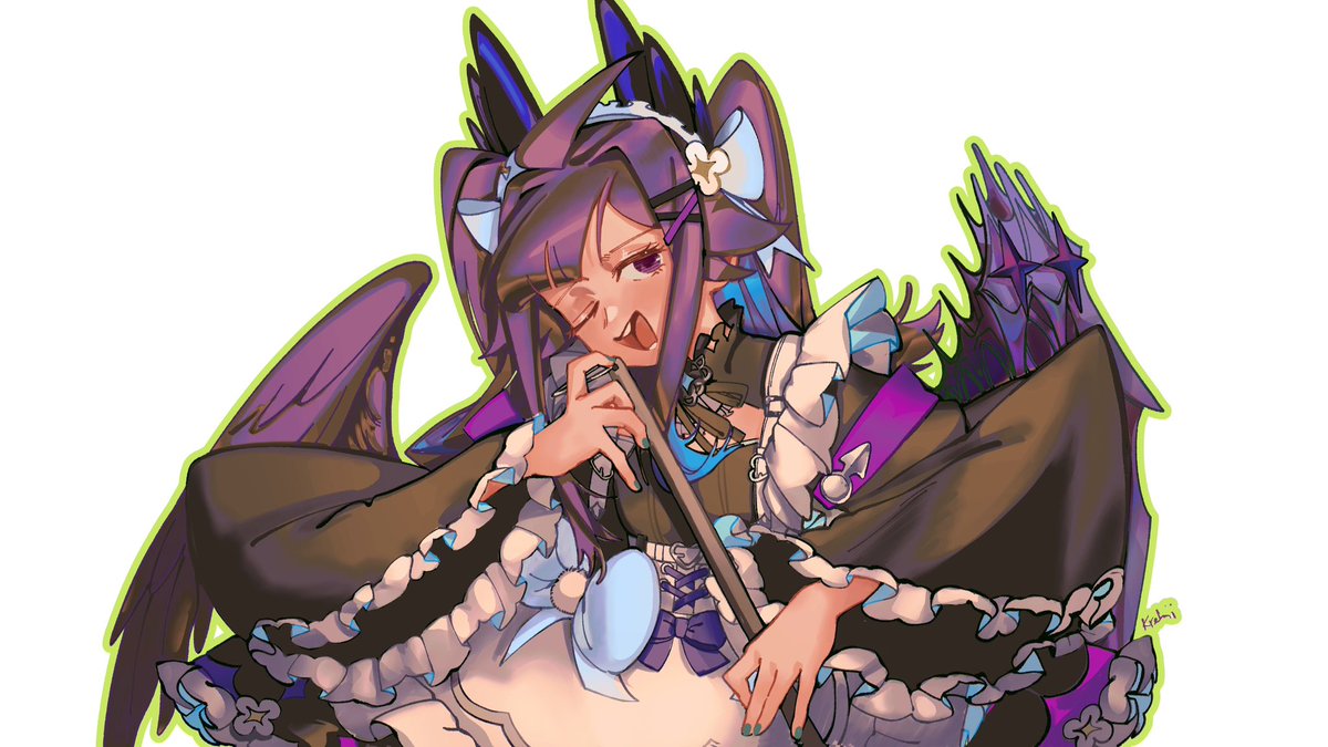 Is this actually my first time drawing maid enna??
#Palouette