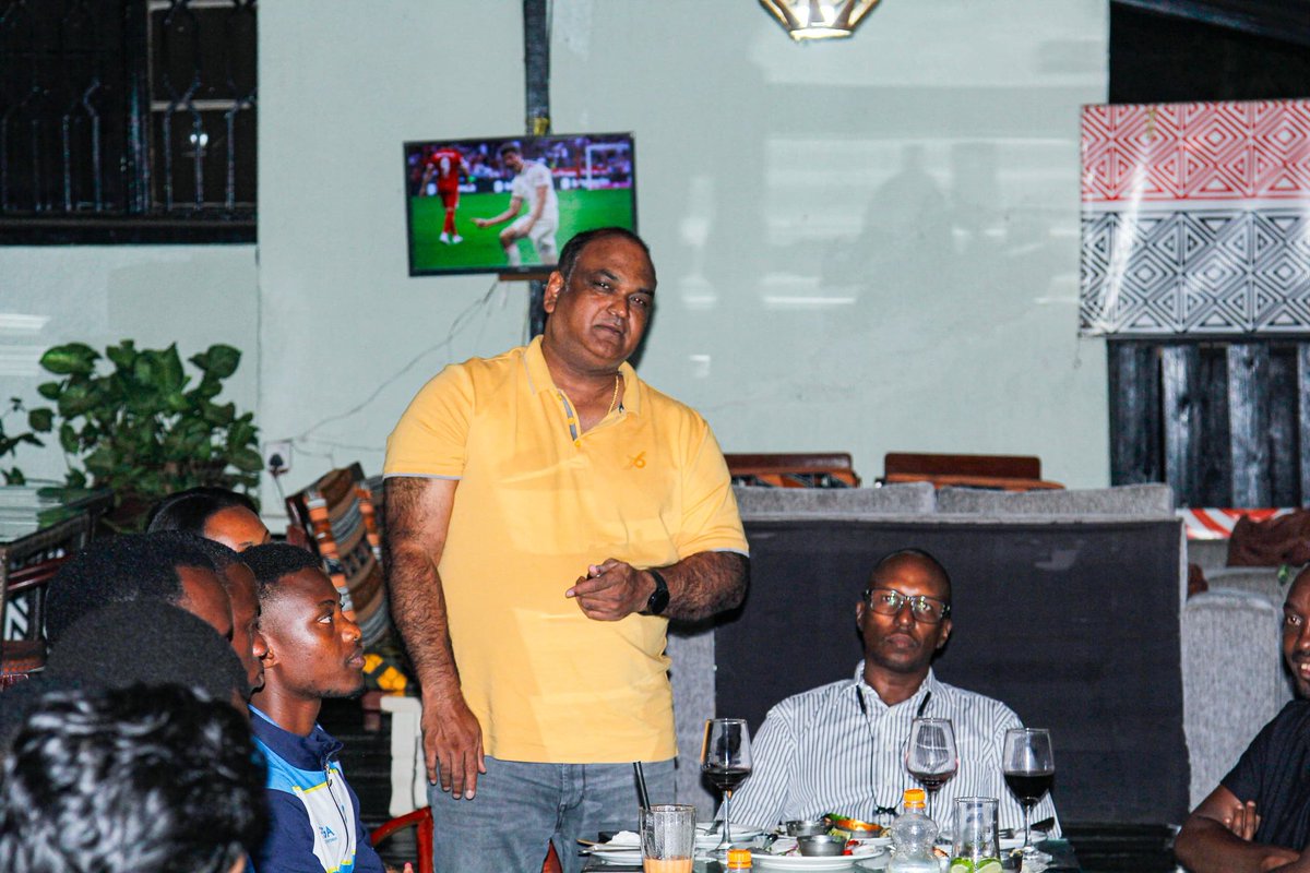 RwandaCricket's tweet image. The national flag was handed to Captain Clinton Rubagumya by Rwanda Cricket Association President Musaale Stephen during tonight’s send-off.
The team departs to Nigeria in the morning. let’s rally behind them.
#RwandaCricket #GrowingWithEveryStep #westafricatrophy