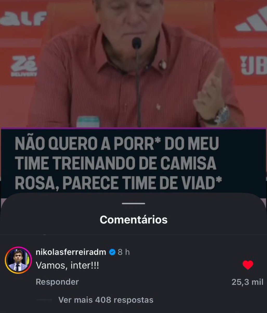 se uma camiseta rosa te incomoda é sinal que você tá se esforçando MUITO pra não dar o cu.