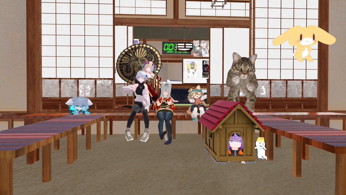 今日の胡椒家
今日は途中でネット回線が落ちるというトラブル
もぉー、12月の始まりなのにー
#今日の胡椒家 
#昨日のVRCHAT
#毎日少佐