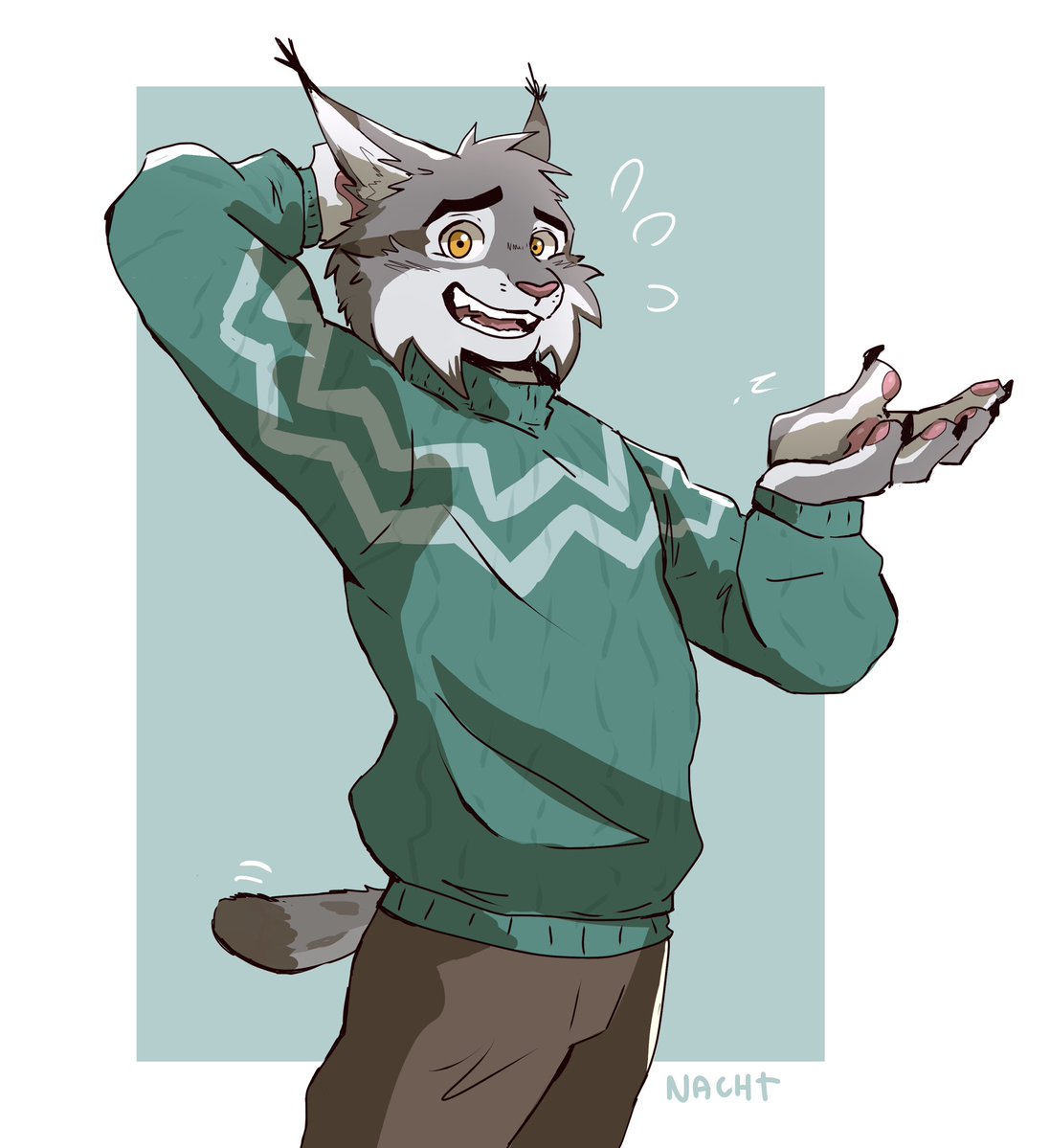 Nacht_art's tweet image. Pawbert Lynxley 🐾

#furryart #pawbert #zootopia #fanart #PawbertLynxley