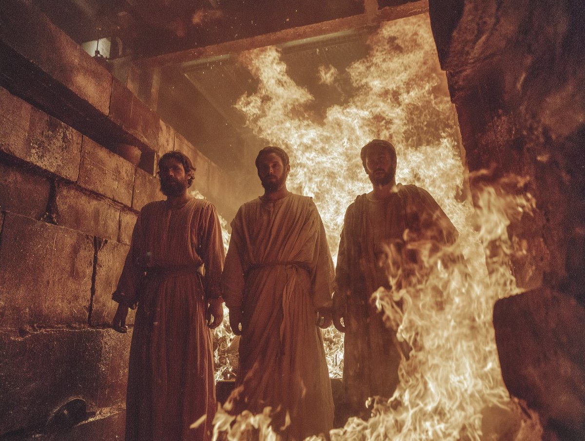 The Bible NEVER says Shadrach, Meshach, and Abednego saw the Fourth Man in the fiery furnace. It was King Nebuchadnezzar, the one who threw them in, who looked and said, “Wait… I see FOUR men walking around in the fire, unbound and unharmed, and the fourth looks like a son of
