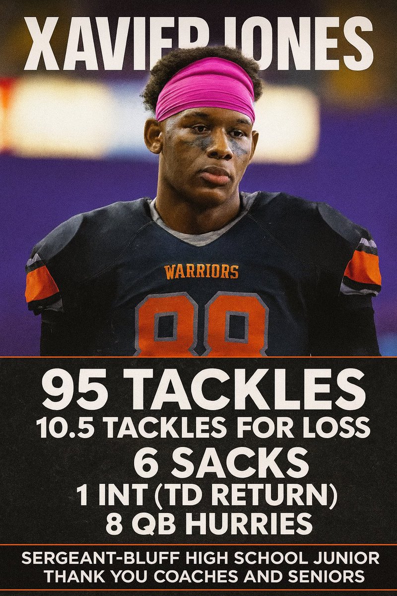 Grateful for the grind, the growth, and the brotherhood this season. Every practice, every snap, every lesson — worth it. Thank you coaches, teammates, seniors, and everyone who supported us all year <a href="/SBLWarriorFB/">SBL Football</a>. We’ll be back stronger. 🏈#FootballSeason #Grateful #RecruitMe