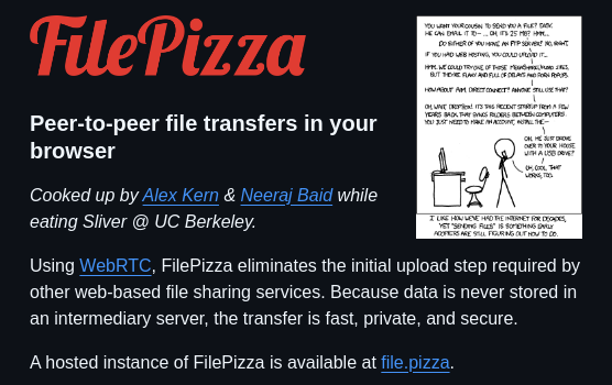 sanketsabharwal's tweet image. browser-based peer-to-peer file sharing through webrtc