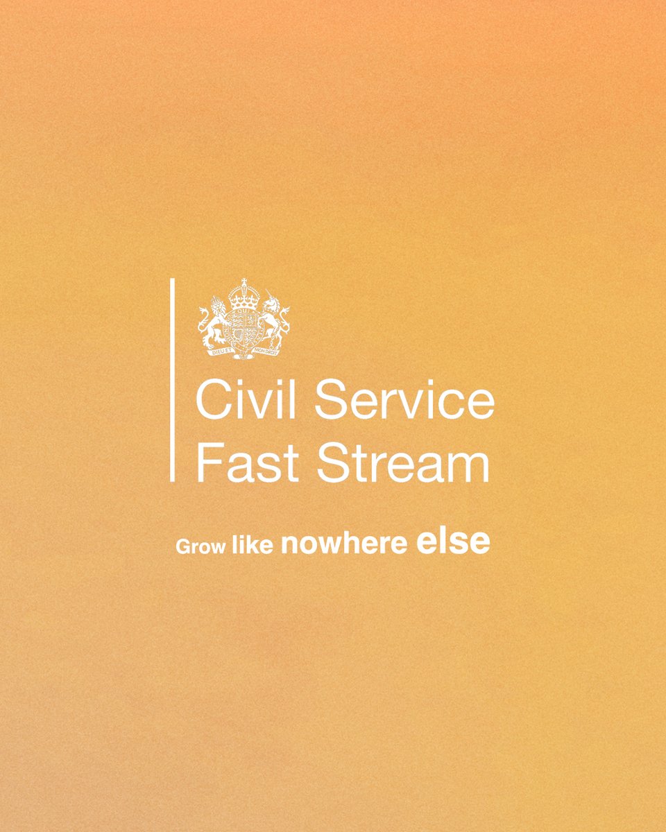 Civil Service Fast Stream (UK) tweet media