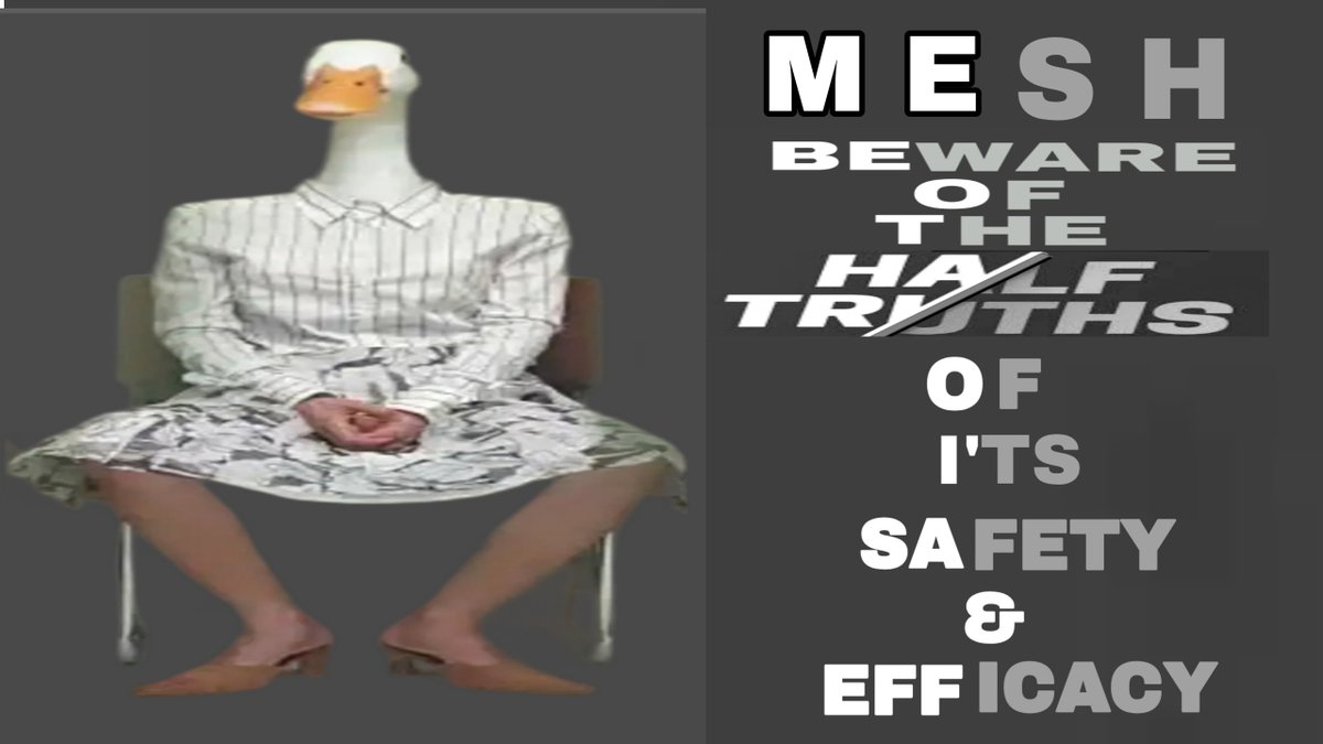 JanUrban12's tweet image. There is No Safe Mesh - Know the Risks - Google Mesh Support Groups for Info and Support for ALL Surgical Mesh Types. #Mesh