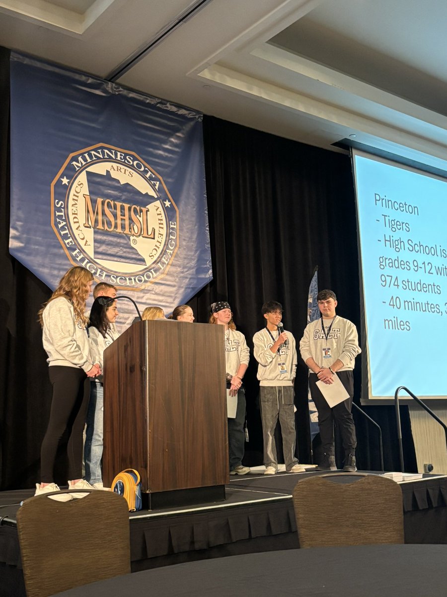 StmaAd's tweet image. STMA had great representation at the Together in Partnership 4.0 Conference sponsored by the MSHSL &amp;amp; S.A.L.T! These 12 students represent a variety of activities at STMA &amp;amp; attended 3 mini sessions as well as a final Keynote focused on creating belonging spaces for our activities!