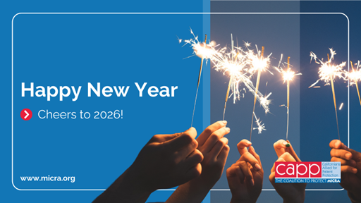 Happy New Year from all of us at CAPP! As we look ahead to 2026, we remain committed to protecting access to care and supporting the providers who serve Californians every day. Here is to a healthy, hopeful and impactful year ahead.